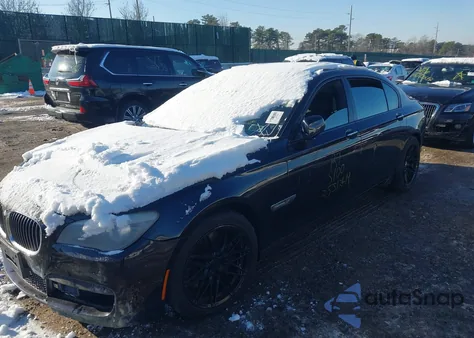 2011 BMW 750Li z USA, uszkodzony, nr VIN WBAKB8C58BCY64494